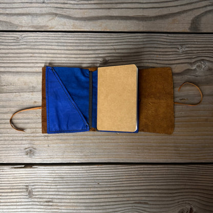 Personalised Leather Traveller's Journal / Notebook Cover