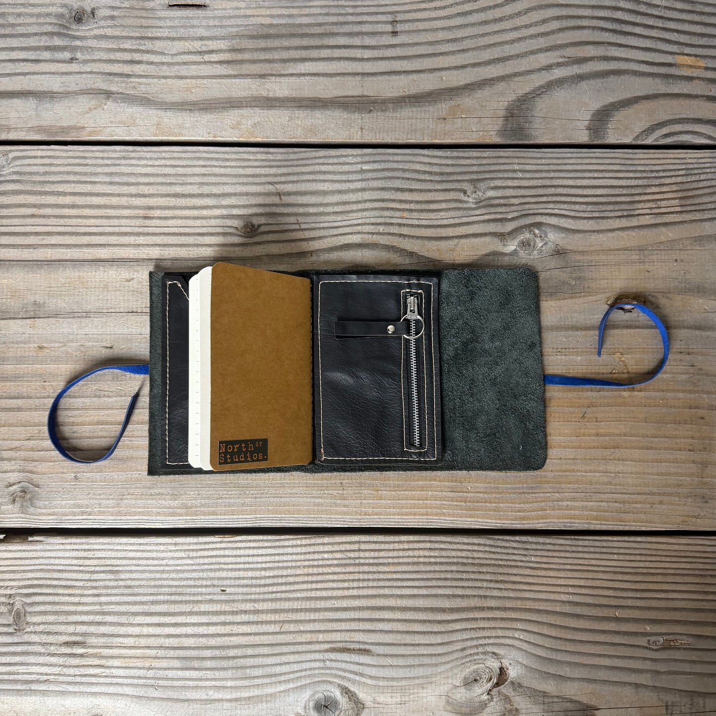 Personalised Leather Traveller's Journal / Notebook Cover