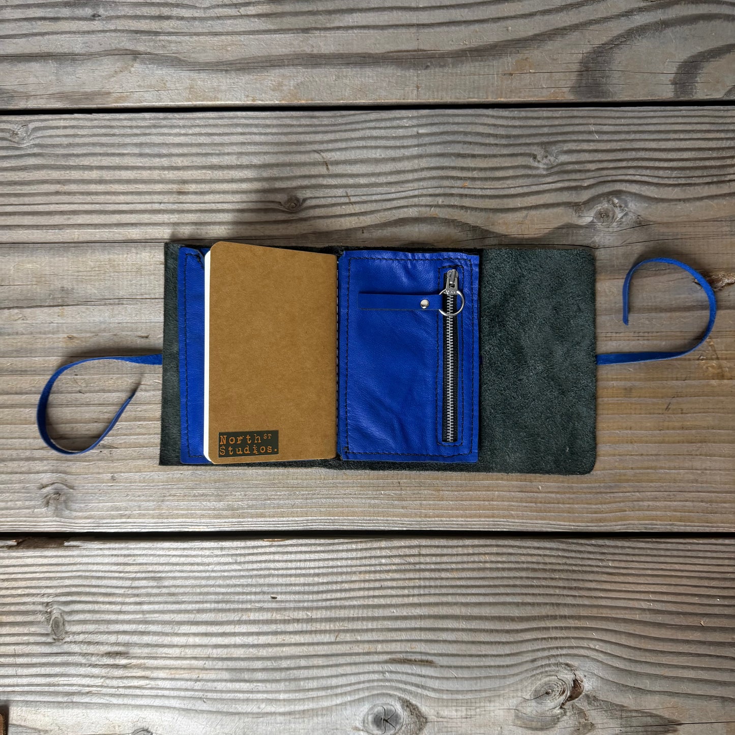 Personalised Leather Traveller's Journal / Notebook Cover