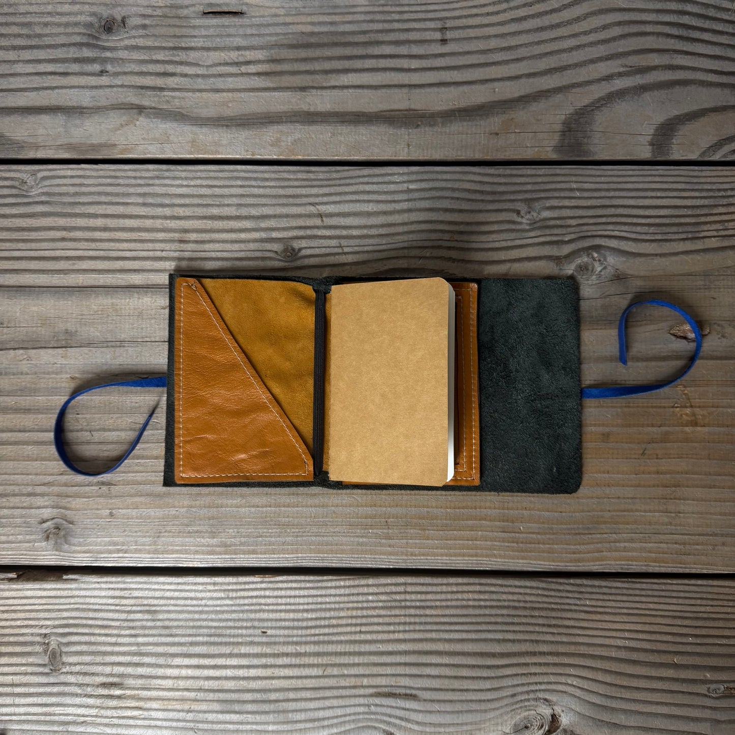 Personalised Leather Traveller's Journal / Notebook Cover