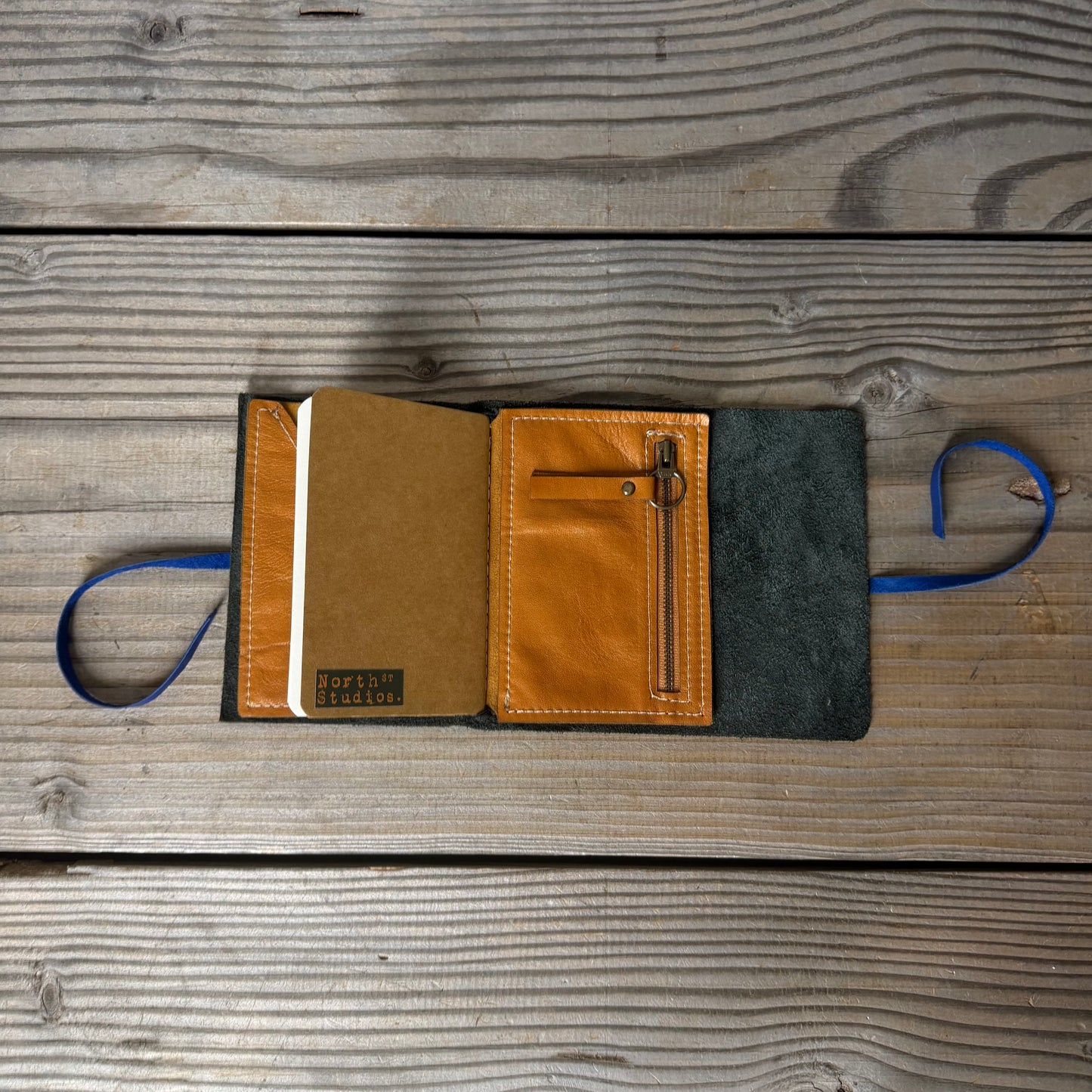 Personalised Leather Traveller's Journal / Notebook Cover