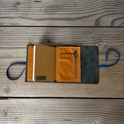 Personalised Leather Traveller's Journal / Notebook Cover