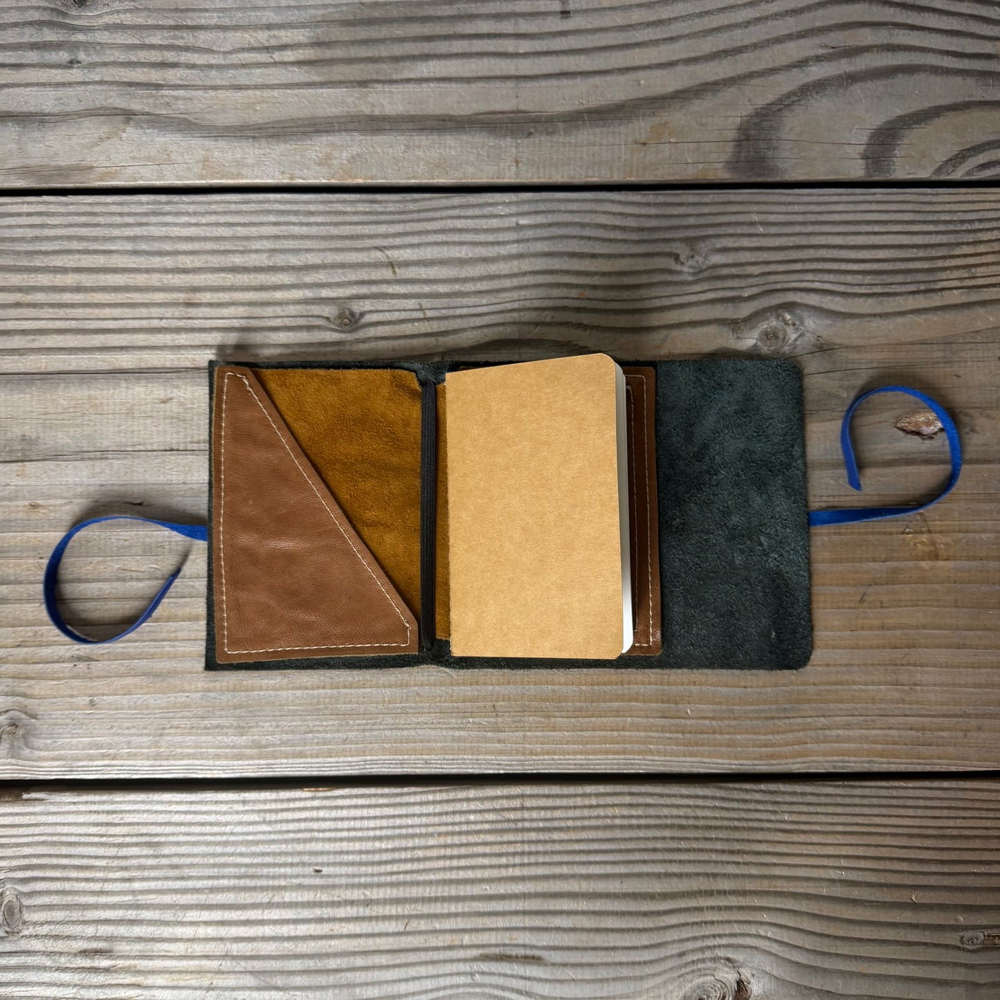 Personalised Leather Traveller's Journal / Notebook Cover