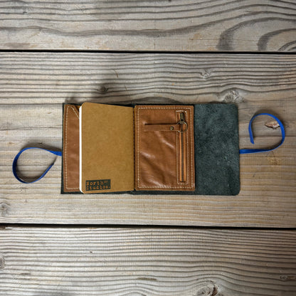 Personalised Leather Traveller's Journal / Notebook Cover