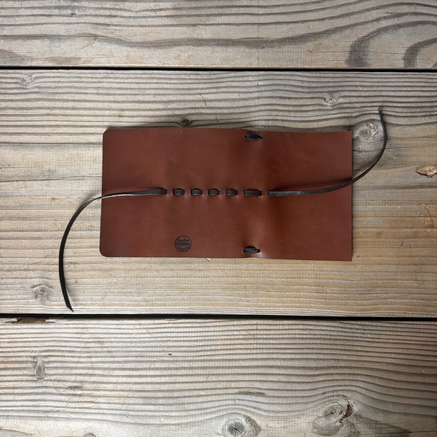 Personalised Leather Traveller's Journal / Notebook Cover