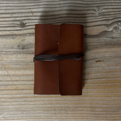 Personalised Leather Traveller's Journal / Notebook Cover