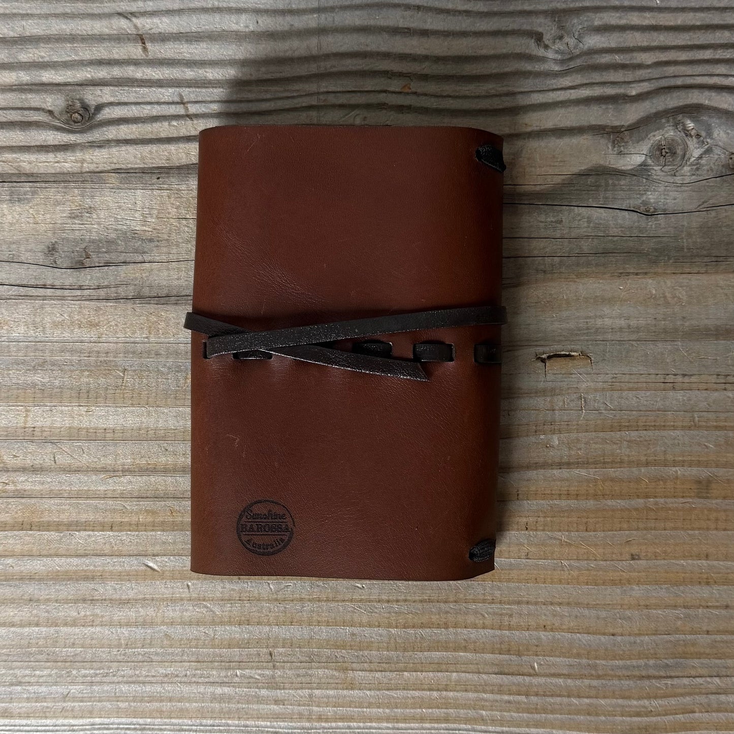 Personalised Leather Traveller's Journal / Notebook Cover