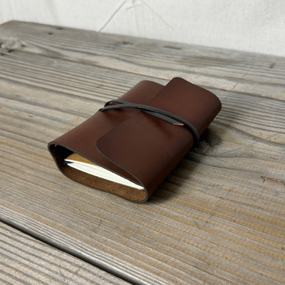 Personalised Leather Traveller's Journal / Notebook Cover