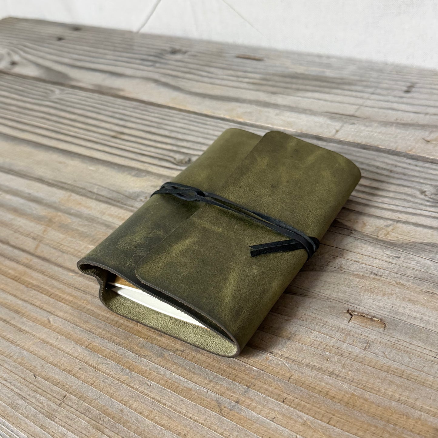 Personalised Leather Traveller's Journal / Notebook Cover