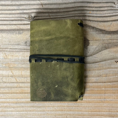 Personalised Leather Traveller's Journal / Notebook Cover