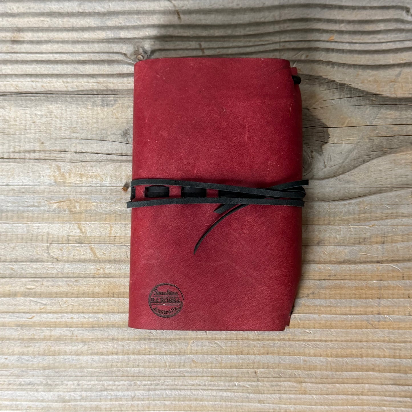 Personalised Leather Traveller's Journal / Notebook Cover