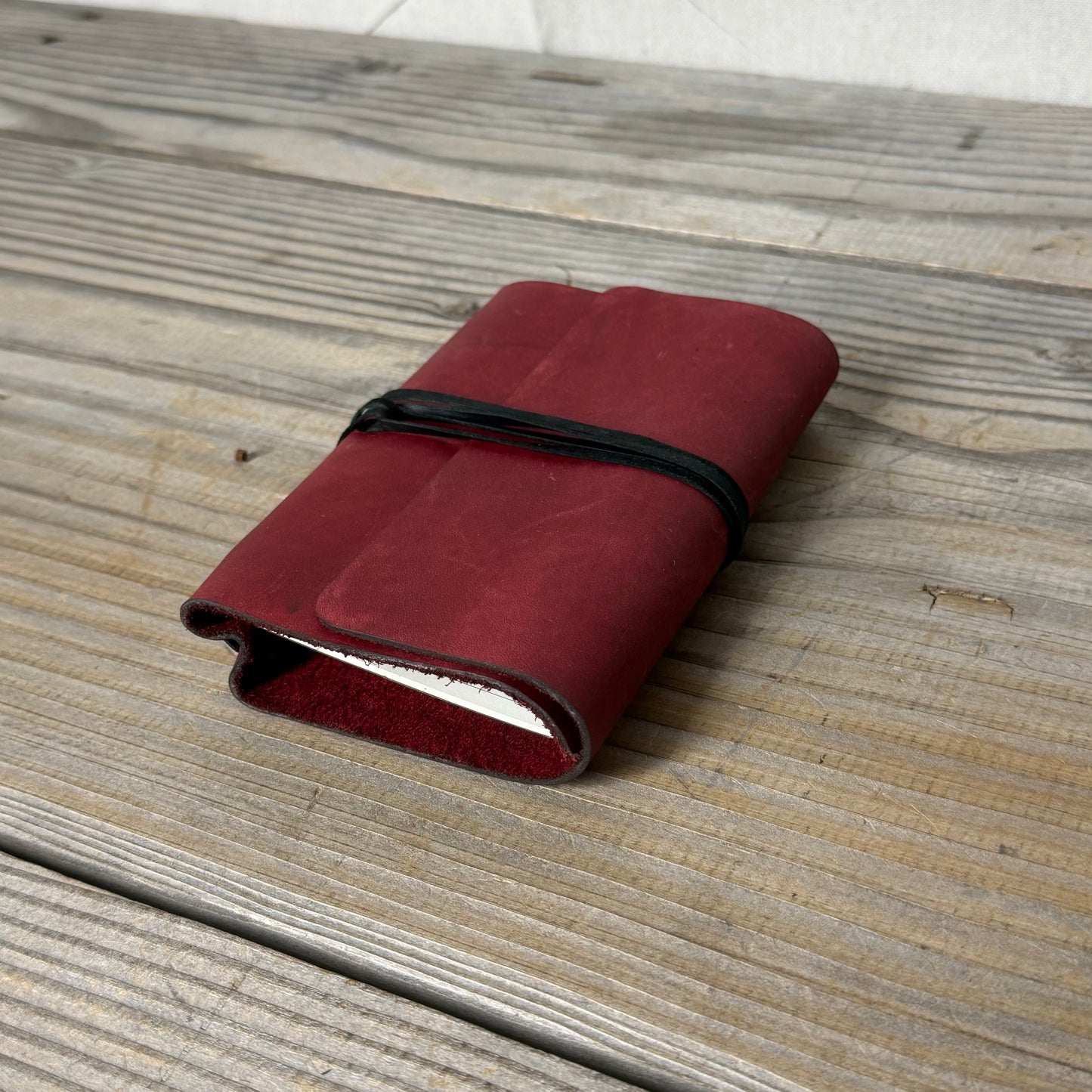 Personalised Leather Traveller's Journal / Notebook Cover
