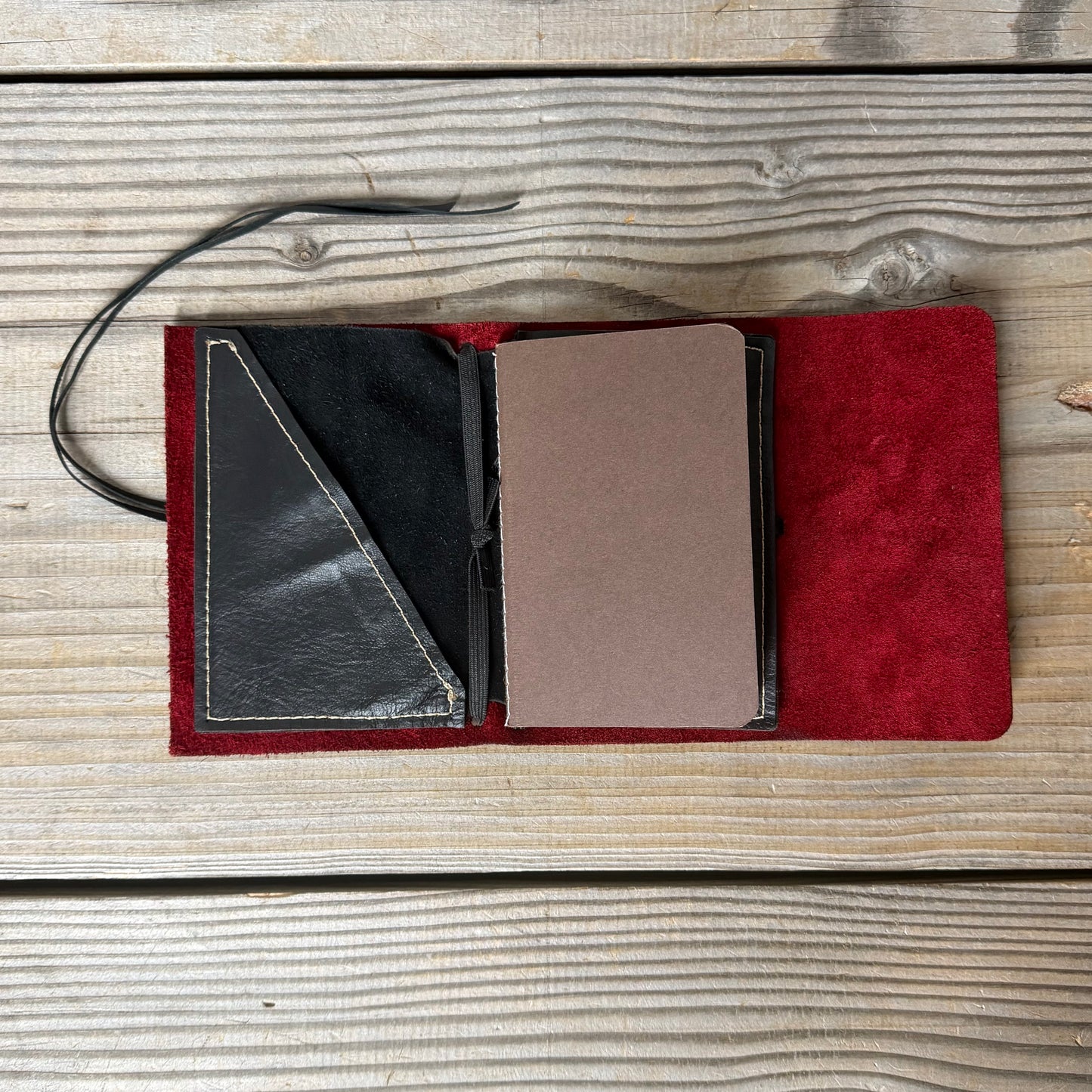 Personalised Leather Traveller's Journal / Notebook Cover