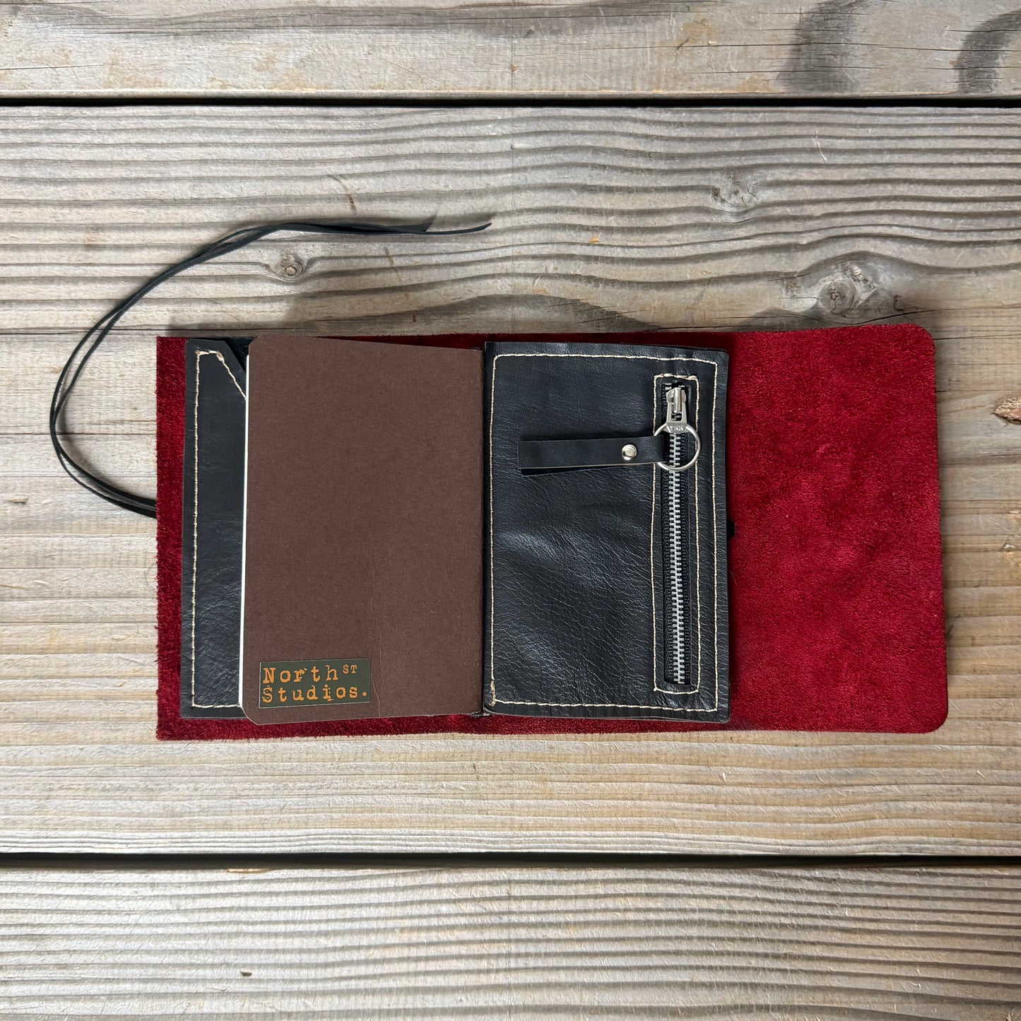 Personalised Leather Traveller's Journal / Notebook Cover
