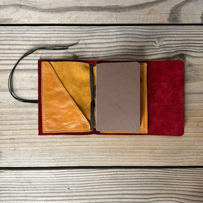 Personalised Leather Traveller's Journal / Notebook Cover