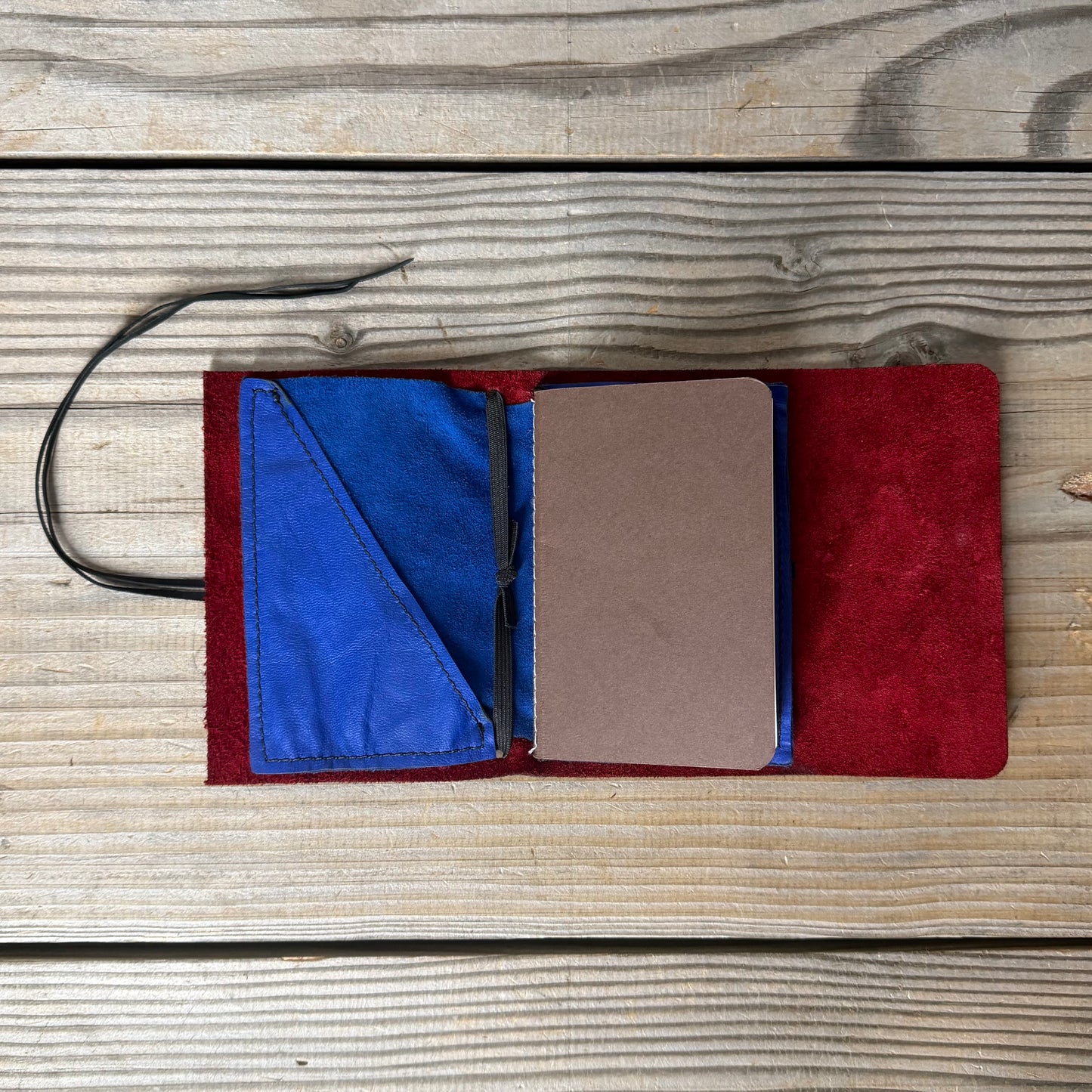 Personalised Leather Traveller's Journal / Notebook Cover