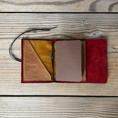 Personalised Leather Traveller's Journal / Notebook Cover