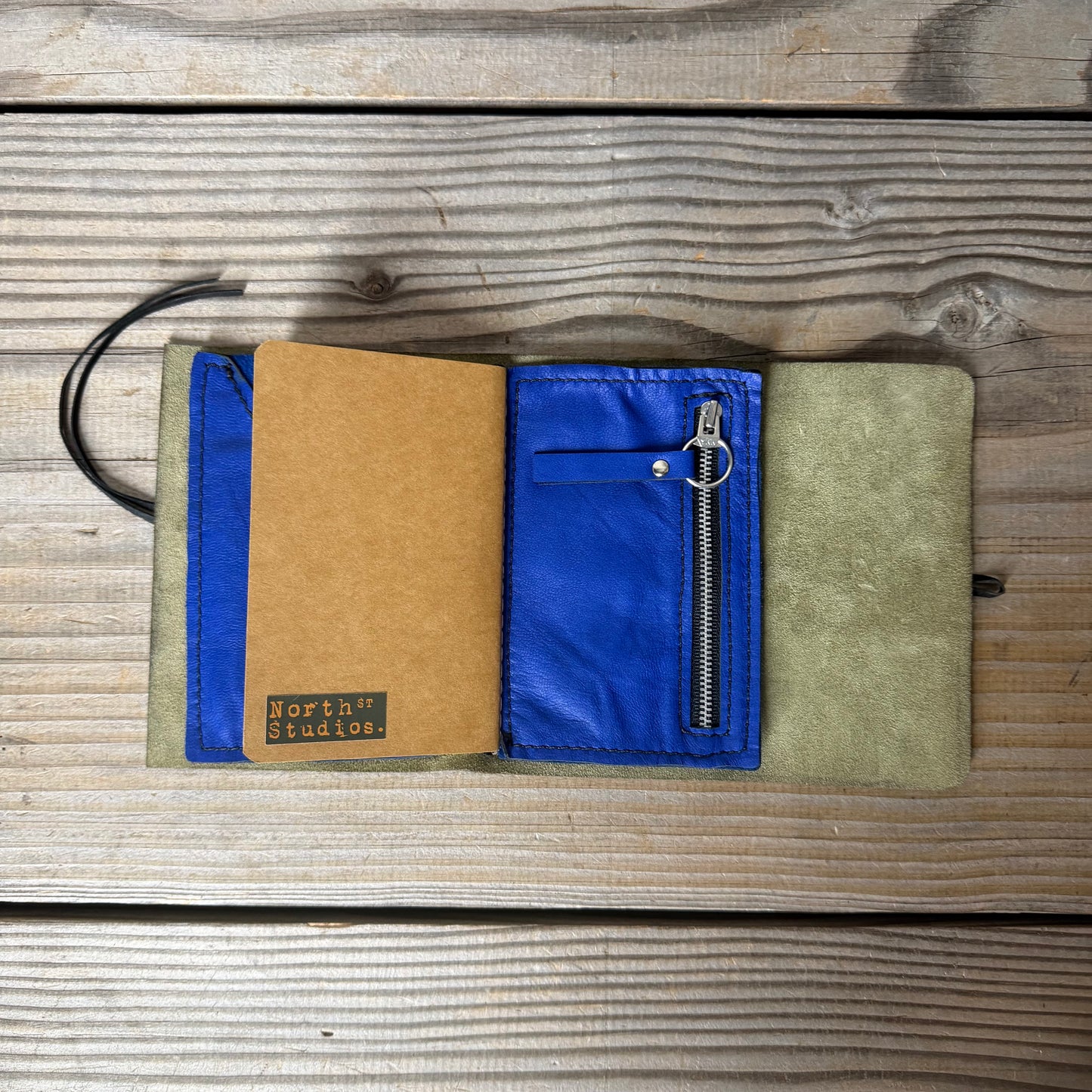 Personalised Leather Traveller's Journal / Notebook Cover