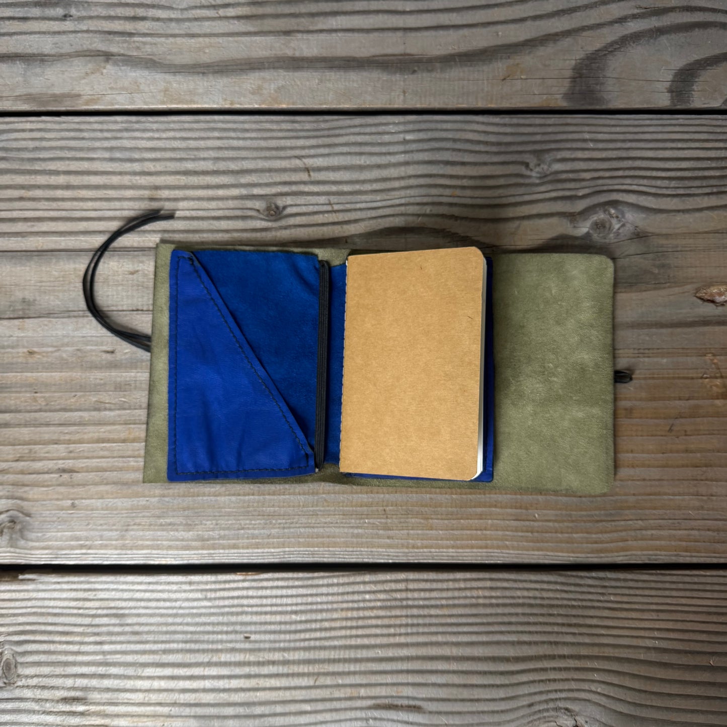 Personalised Leather Traveller's Journal / Notebook Cover