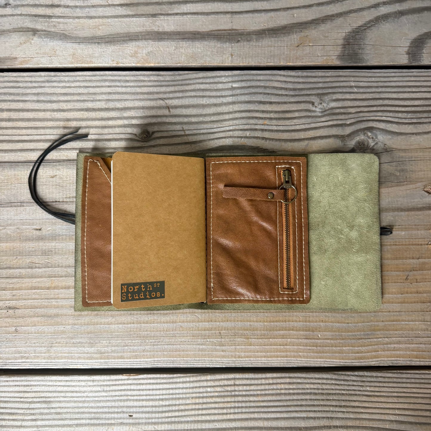 Personalised Leather Traveller's Journal / Notebook Cover