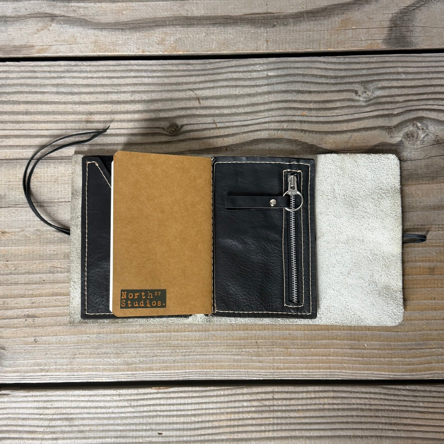 Personalised Leather Traveller's Journal / Notebook Cover