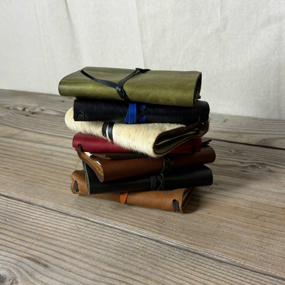 Personalised Leather Traveller's Journal / Notebook Cover