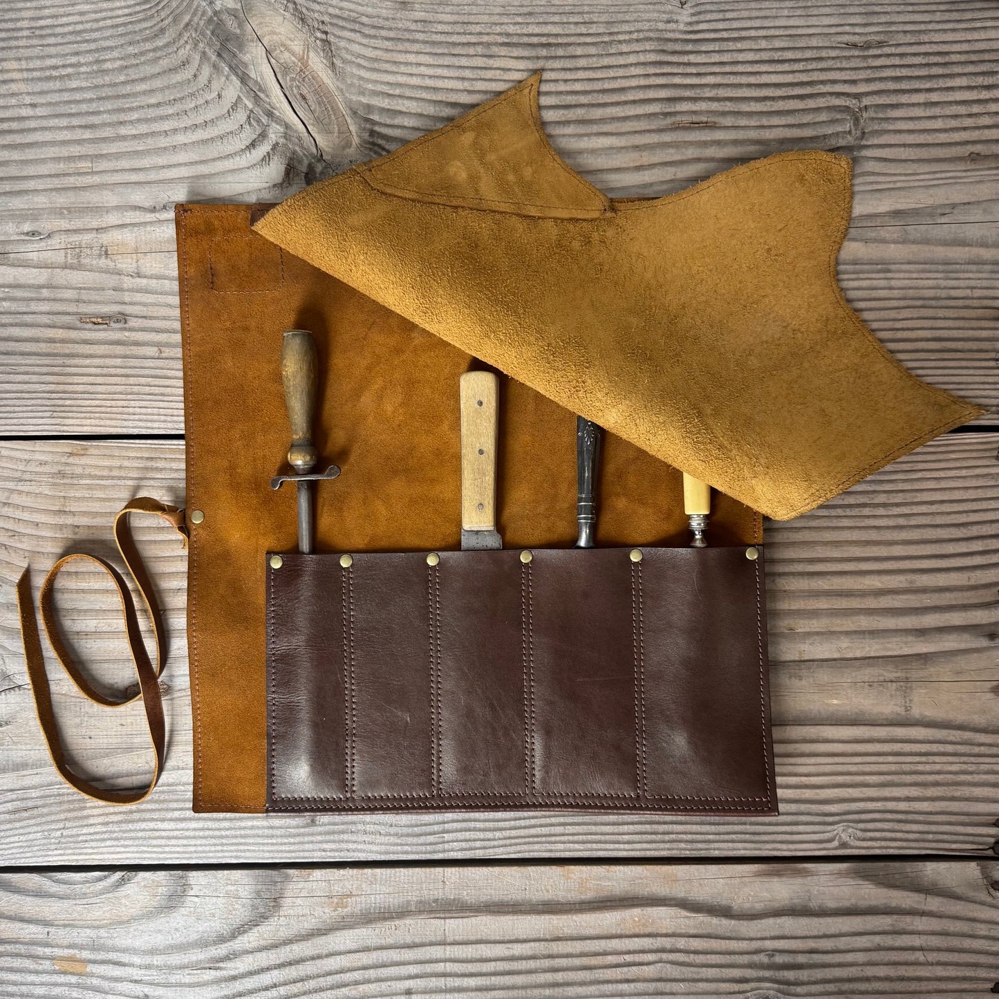 Leather Knife / Tool Roll