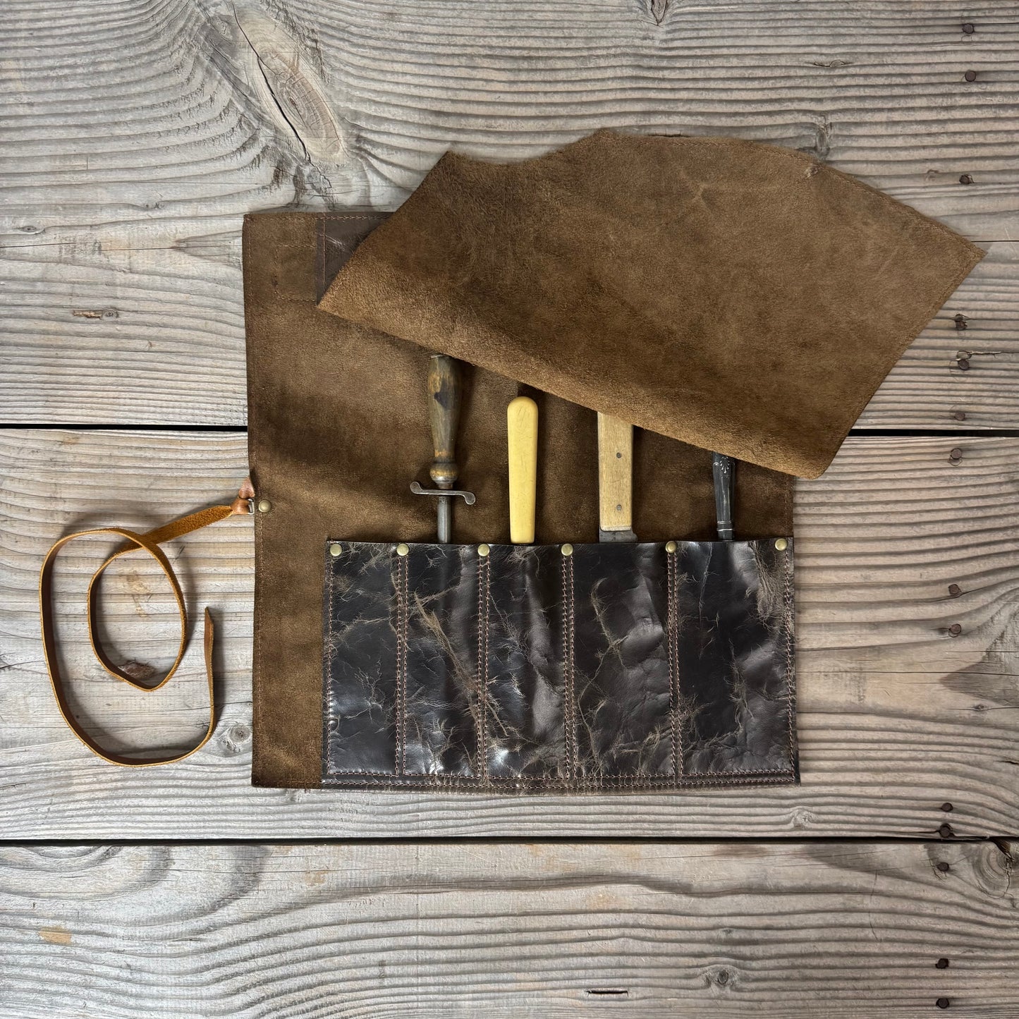 Leather Knife / Tool Roll
