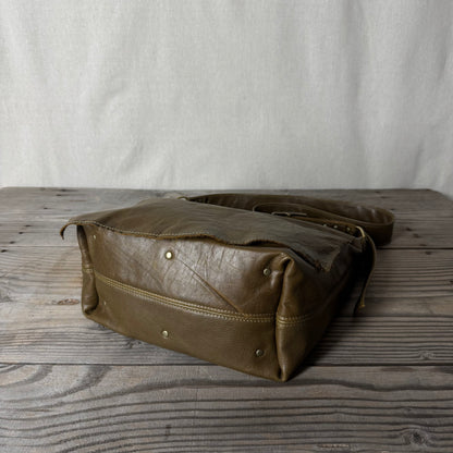 The Vintage Moss Slouch Bag