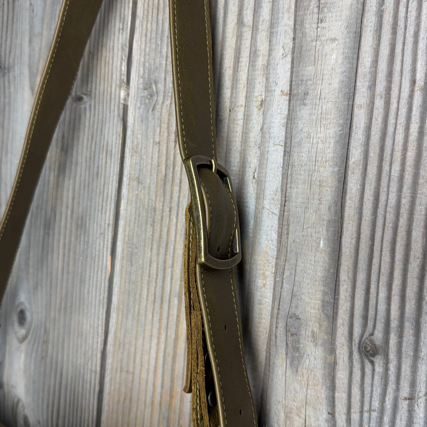 The Vintage Moss Slouch Bag