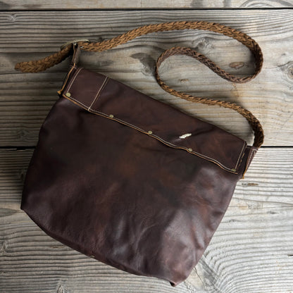 The Fragmented Waxed Slouch Bag