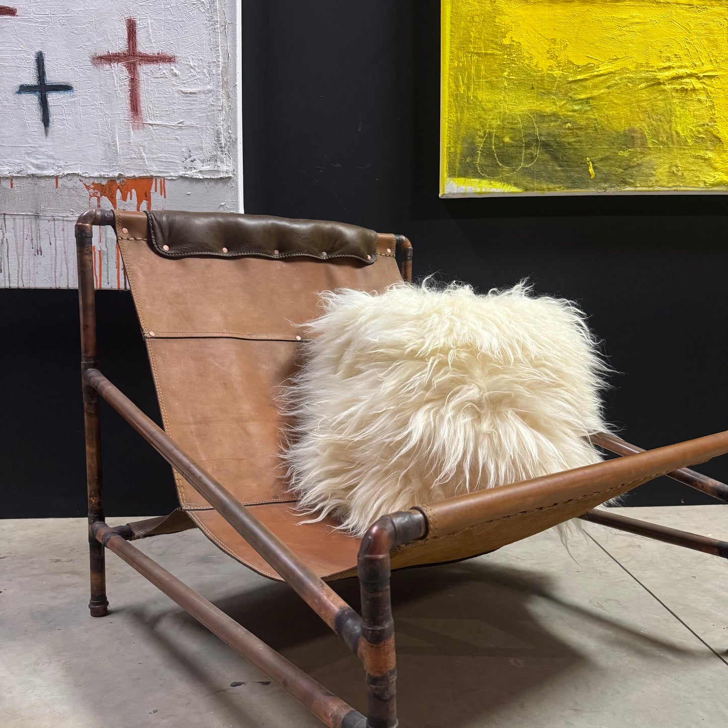 Fur Hide Cushion