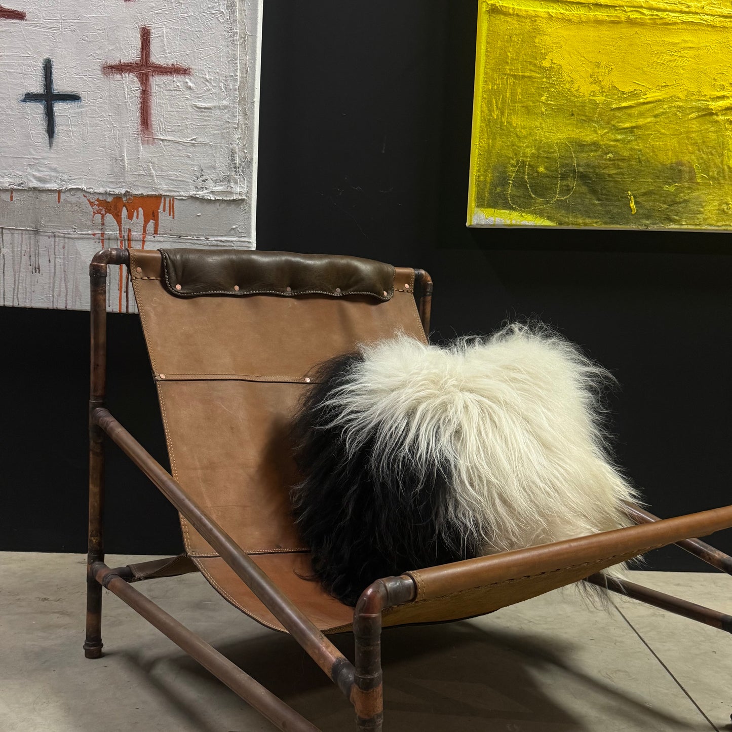 Fur Hide Cushion
