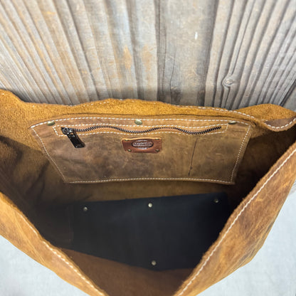 The Soft Waxed Vintage Brown Slouch Bag