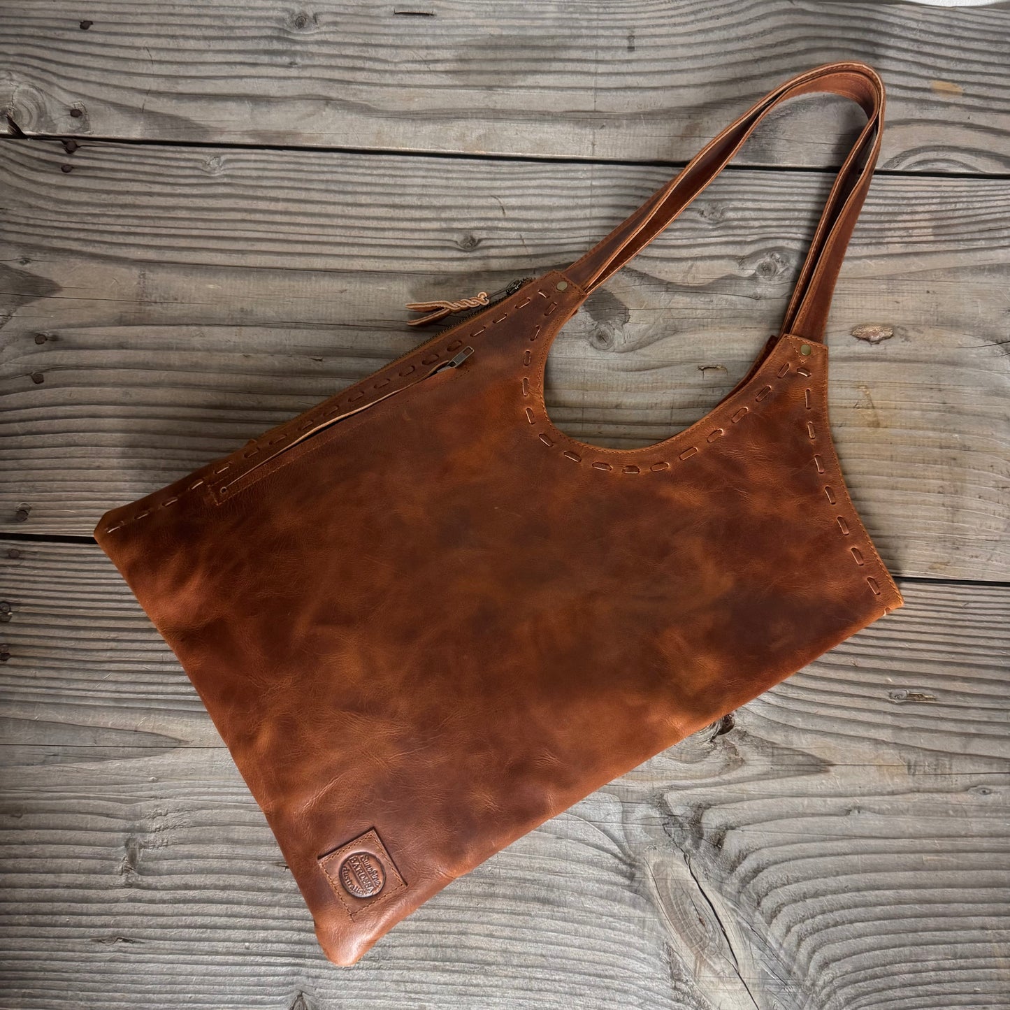 Slimline Leather Shoulder Bag