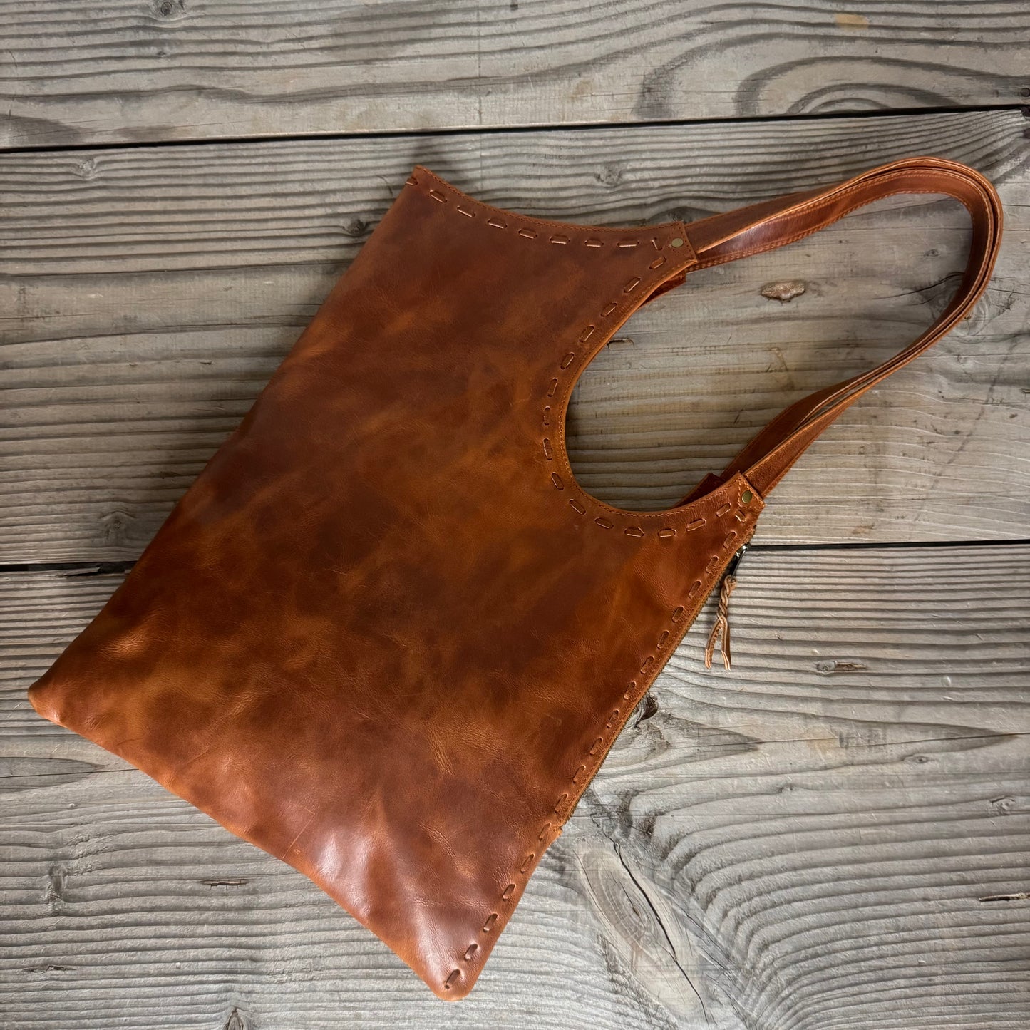 Slimline Leather Shoulder Bag