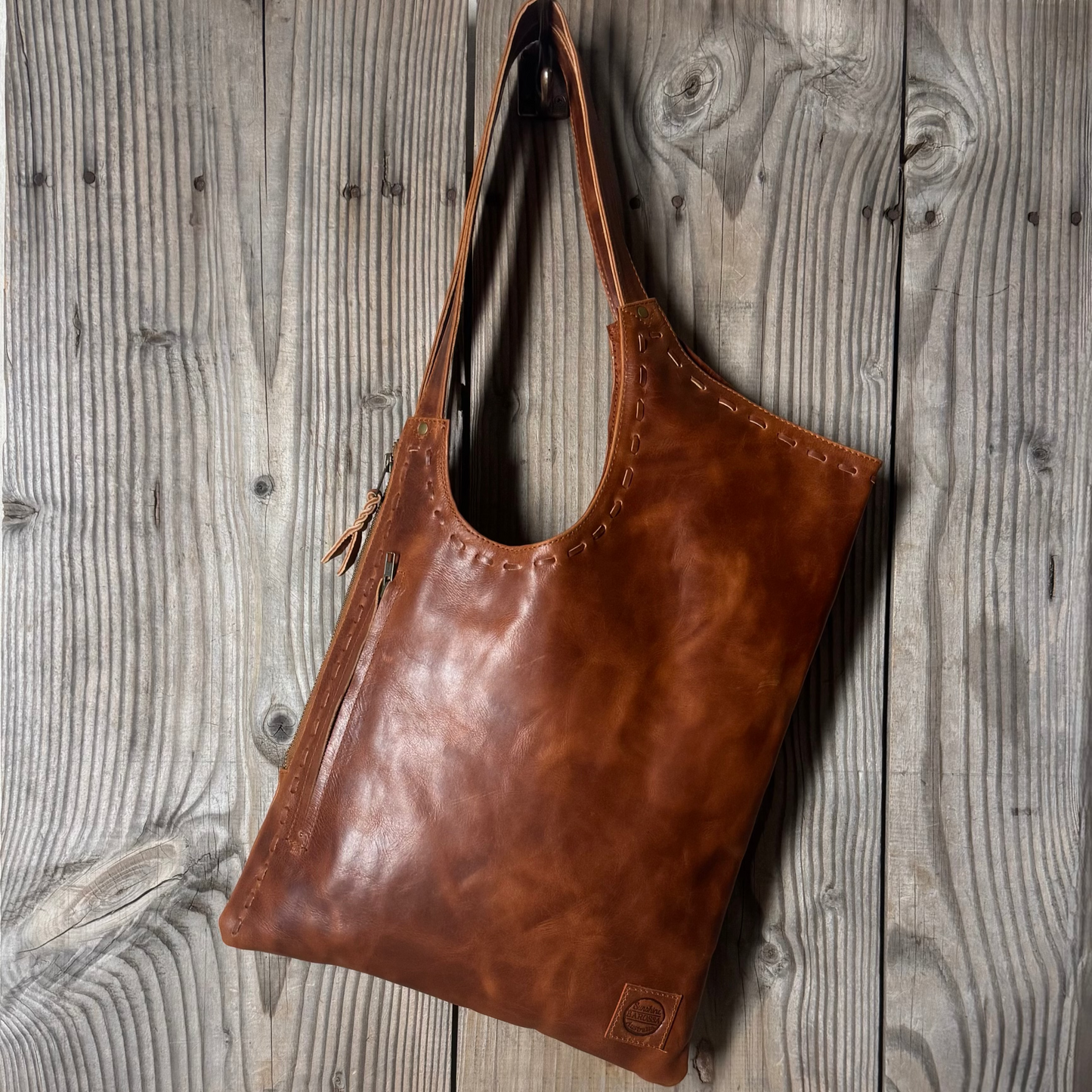Slimline Leather Shoulder Bag