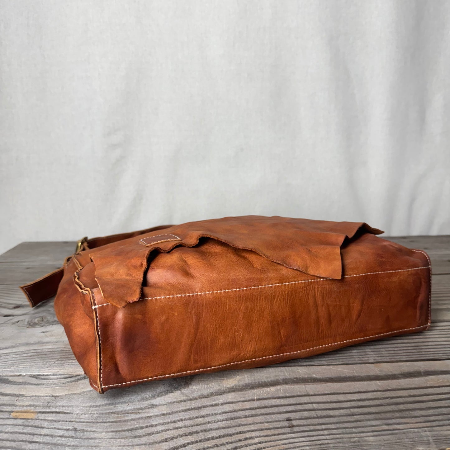 The Distressed Large Tan Slouch
