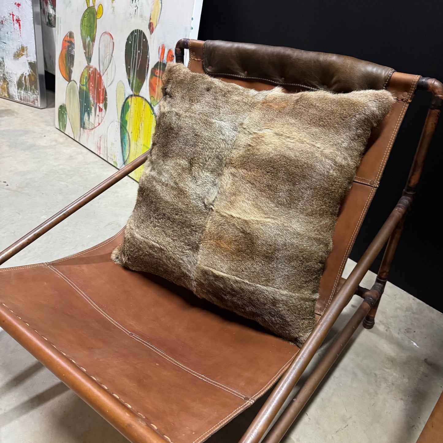 Fur Hide Cushion