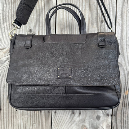 Buffalo Hide Leather Laptop Satchel
