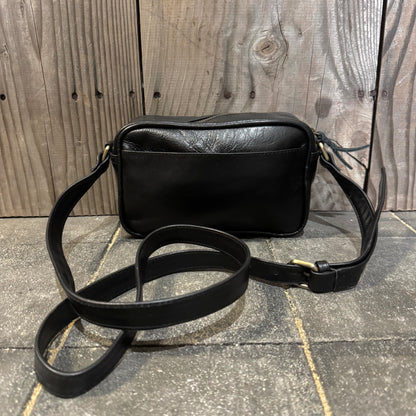 Coloured Leather Pouch with Strap