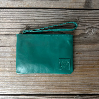 Leather Phone Clutch With Wrist Strap