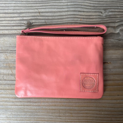 Leather Phone Clutch With Wrist Strap