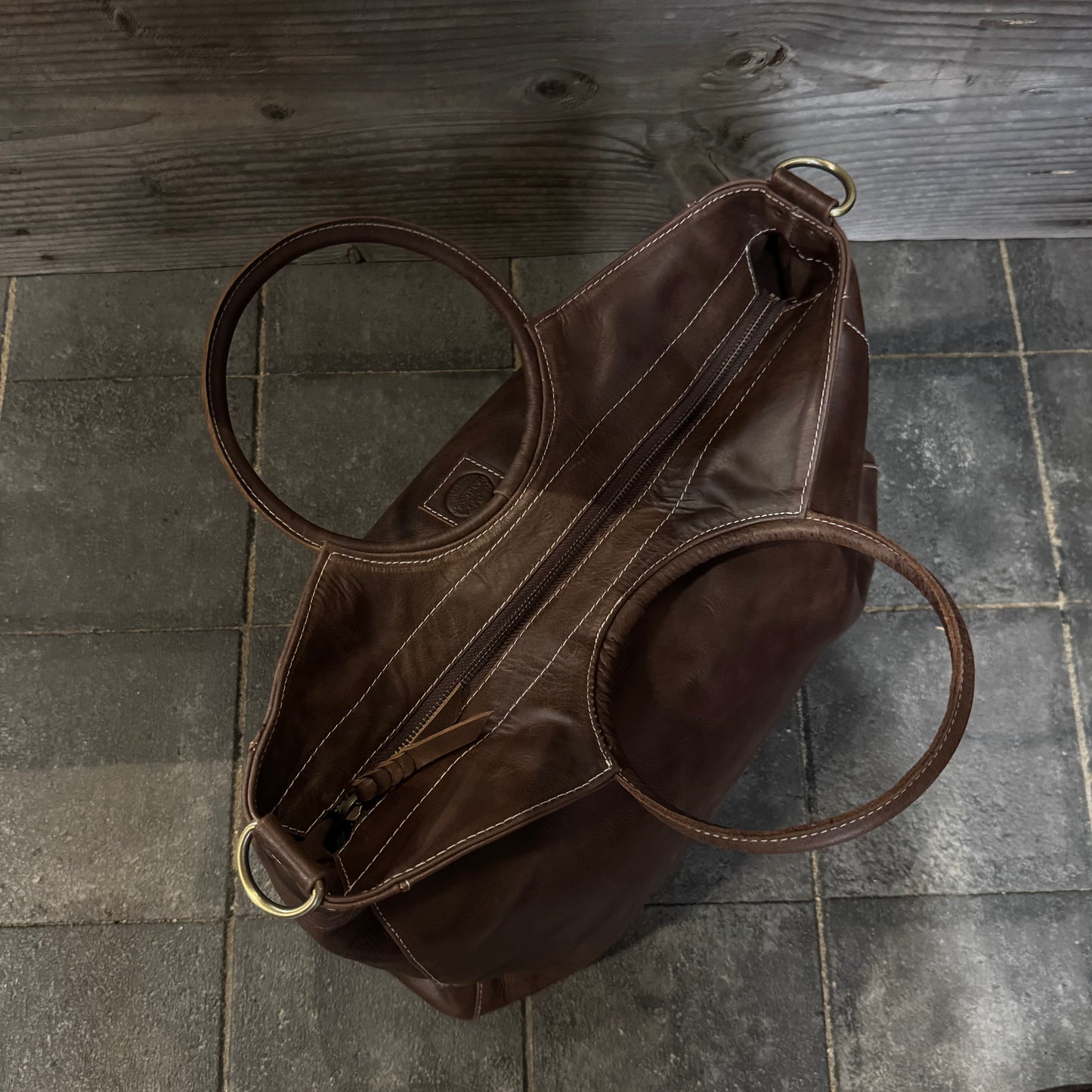 A Large Ring Handle Bag