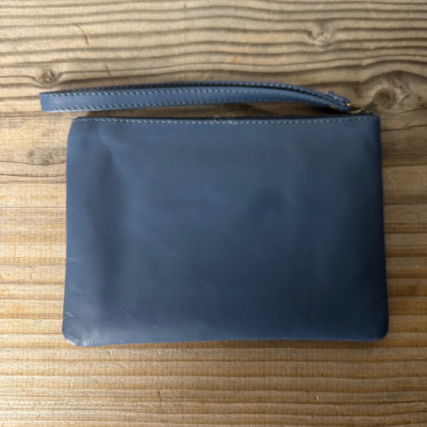 Leather Phone Clutch With Wrist Strap