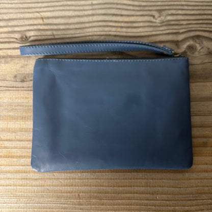 Leather Phone Clutch With Wrist Strap