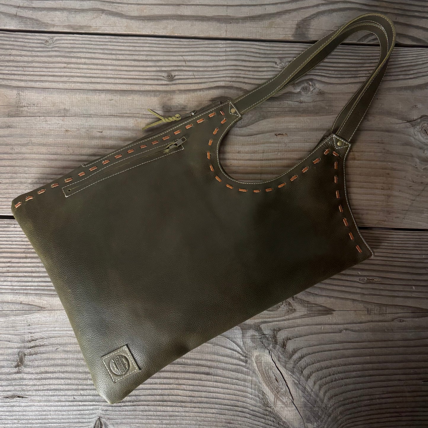 Slimline Leather Shoulder Bag