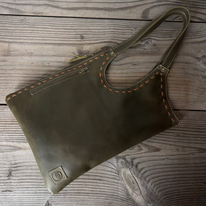 Slimline Leather Shoulder Bag