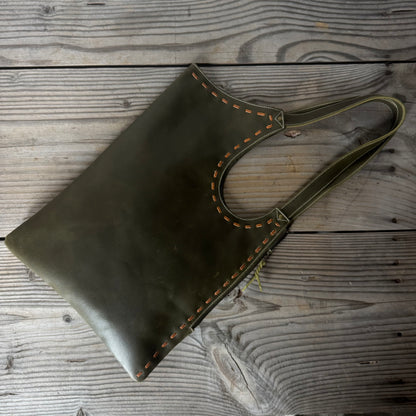 Slimline Leather Shoulder Bag