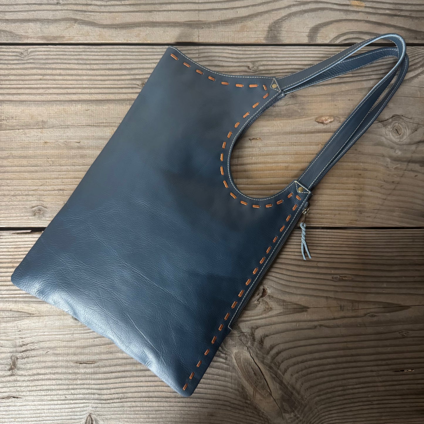 Slimline Leather Shoulder Bag
